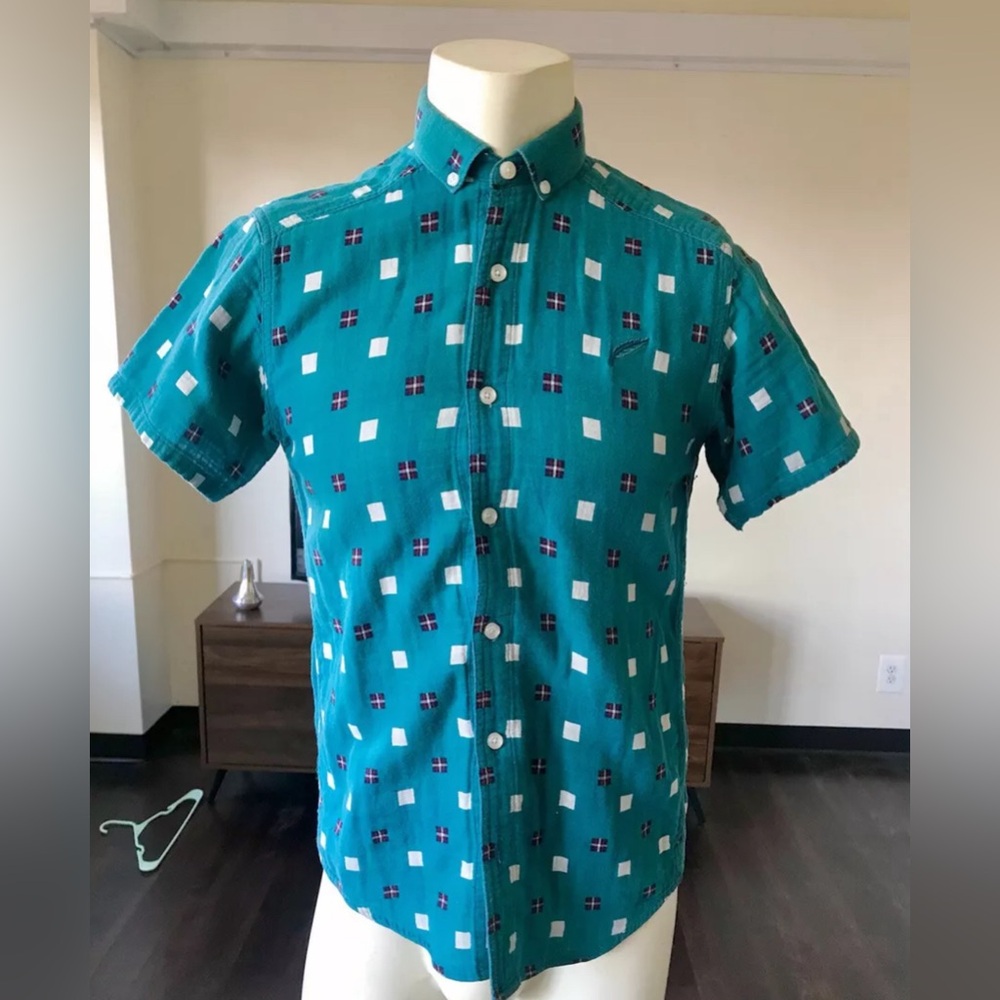 PUBLISH short sleeve shirt TEAL sz S